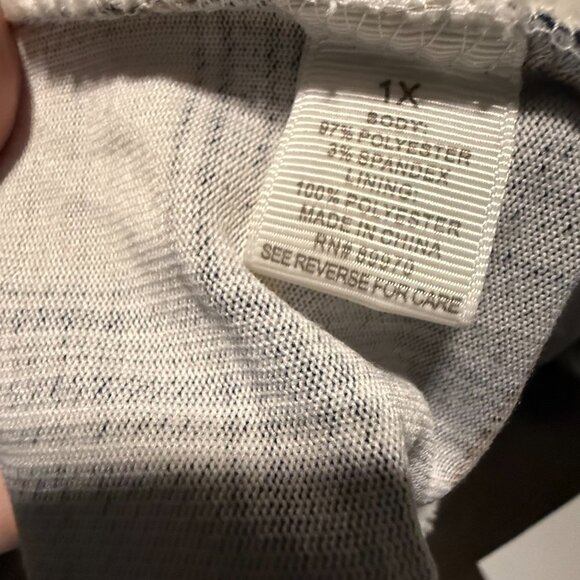 Eden & Olivia Oversized Plaid Button Up Flannel Shirt Size 1XL - Picture 8 of 10